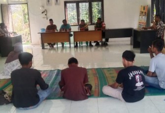 Suasana Mediasi Polsek Padang Bolak Sukses Damaikan Kasus Pencurian Buah Sawit