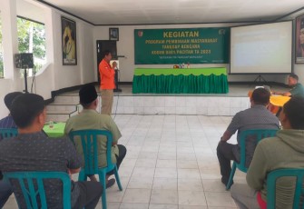 Sosialisasi Mitigasi Kodim Pacitan, Jum'at (27/10)