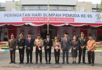Upacara Peringatan Hari Sumpah Pemuda ke-95 tahun 2023 Kabupaten Tulungagung 