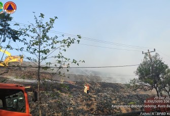 Kebakaran TPST Bantargebang, Minggu (29/10)