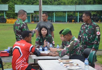 Kodim 1710/Mimika Gelar Tes Kesegaran Jasmani Periodik II