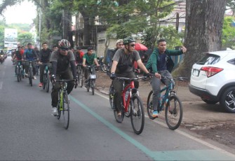 Gowes Bersama Prajurit Yonkes 2/Yudha Bhakti Husada, Jum'at (24/11)