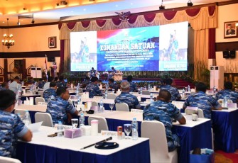 Apel Dansat TNI AU 2023 di Gedung Puri Ardhya Garini, Halim Perdanakusuma Jakarta, Kamis (23/11)
