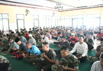 Doa bersama prajurit Kodim 0802/Ponorogo 