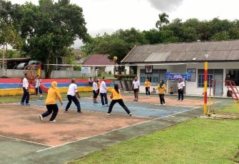 Lomba voli prajurit Lanudal Sabang