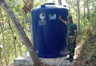 Sumur bor di wilayah kabupaten Pacitan 