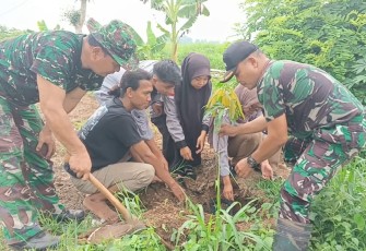 Penghijauan di wilayah desa binaan 