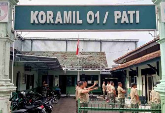 Senam SKJ 88 anggota Koramil 0718-01/Pati