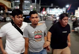 Personel Polrestabes Medan amankan preman di Ramadan fair