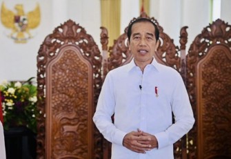 Presiden Joko Widodo mengucapkan Selamat Hari Buruh Internasional 2023 yang diperingati pada hari Senin, 1 Mei 2023, melalui video yang ditayangkan kanal Youtube Sekretariat Presiden