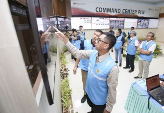 Dirut PLN Darmawan Prasodjo saat memastikan pasokan listrik tidak terkendala dalam KTT Asean ke-42 Labuan Bajo, Jum'at (12/5)