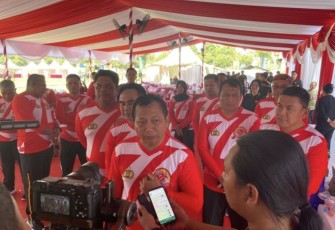 Kapolda Jatim Irjen Pol Toni Harmanto saat memberikan keterangan pers di Surabaya, Minggu (2/7)
