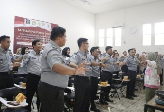 Pelatihan tata boga di Lapas Pemuda Kelas IIA Tangerang, Selasa (22/8)