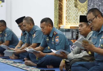Istighosah dan Doa Bersama Prajurit Koarmada III Sorong, Senin (2/10)