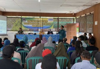 Sosialisasi Kredit Usaha Rakyat di Lokasi TMMD 