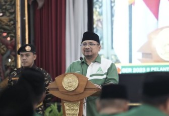 Ketum PP GP Ansor H Yaqut Cholil Qoumas 
