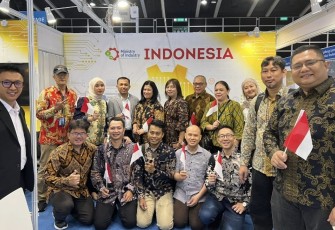 Delegasi Indonesia dalam even HKTDC Hongkong Electronics Fair 2023, Selasa (17/10)