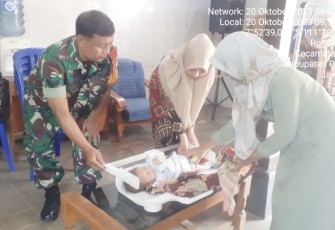 Pendampingan kegiatan posyandu balita di wilayah desa binaan 