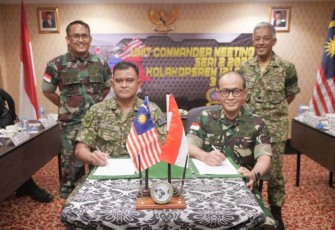 Penandatanganan hasil Unit Meeting Commander