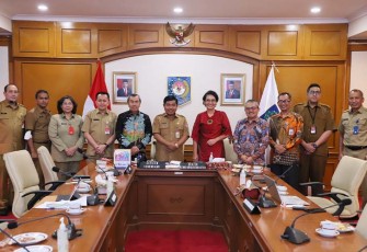 Kemendikbudristek dengan Kemendagri, saat audiensi beberapa waktu lalu, di Ruang Rapat Sekretaris Jenderal Kementerian Dalam Negeri, Jakarta Pusat.