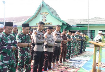 Kodim 1001/HSU-BLG saat Gelar Shalat Sunnah Istisqa