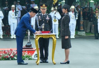 Prosesi pelantikan oleh Presiden RI Ir. Joko Widodo di Istana Negara, Jakarta, Rabu (26/7/2023).