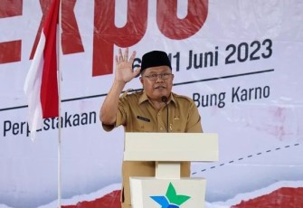 Walikota Blitar Santoso Saat Buka Expo di Perpustakaan Proklamator Bung Karno