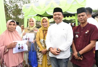 Pj Sekda Tapsel, Parlindungan Harahap dalam acara silaturrahim di Kecamatan Angkola Barat.