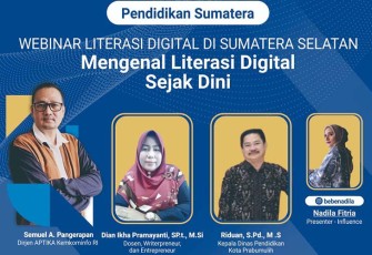 Webinar Literasi Digital di SD Kota Prabumulih