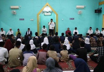 BP Batam saat Safari Ramadhan Perdana di Masjid Hidayatullah yang berlokasi di Rusun Batu Ampar, Senin (27/3/2023) sore.