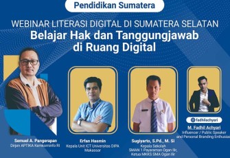 Webinar Literasi Digital di SMAN 1 Payaraman