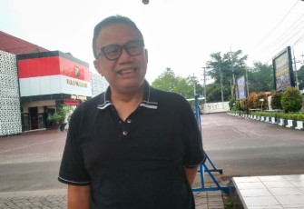 Husni Tahir Hamid, warga Kelurahan Surondakan, saat dikonfirmasi setelah koordinasi dengan Polres Trenggalek, Selasa (28/3/2023).