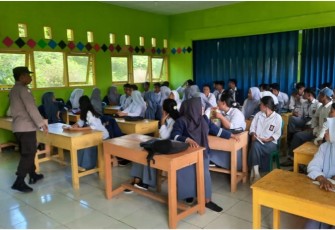 Polsek Enggano Gelar Sosialisasi Penerimaan Polri 2023