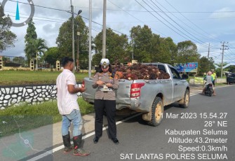 Satlantas Polres Seluma Mulai Tindak Kendaraan ODOL