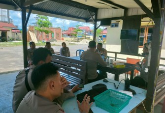 Kabag SDM Polres Mukomuko Kunjungan Ke Polsek Mukomuko Selatan
