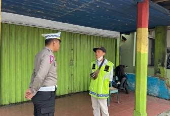 Satlantas Polres Rejang Lebong Laksanakan Imbauan Kepada Juru Parkir