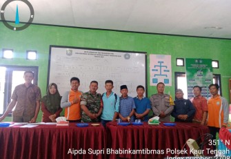 Bhabinkamtibmas Hadiri Verifikasi Penetapan KPM BLT-DDT 2023 Desa Mentiring