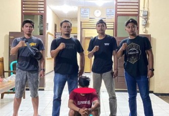 Terduga pelaku diamankan polisi