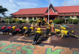 Harkatpuan, Polres Kaur Gelar Kesamaptaan Jasmani Seluruh Anggota