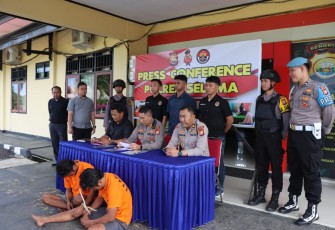 Polres Seluma saat press release