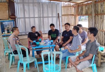 Bhabinkamtibmas Polsek Kota Manna Berikan Arahan ke Anggota OPEK 