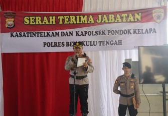 Kapolres Benteng Pimpin Sertijab Kasat Intelkam dan Kapolsek Pondok Kelapa