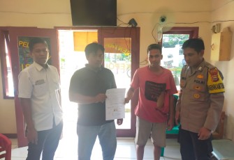  Polsek Teluk Segara Mediasi Warga Bertikai