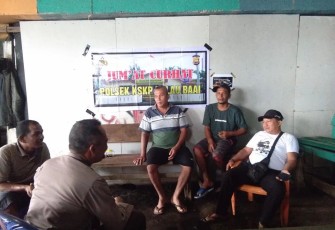 Polsek KSKP Pulau Baai Gelar Jumat Curhat di TPI