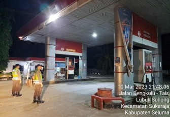  Polsek Sukaraja Gelar Patroli Malam
