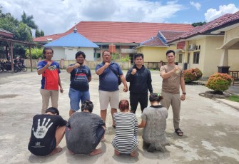 Empat pelaku diamankan