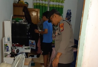 Quick Respon, Polsek Padang Jaya Sambangi Rumah Korban Pencurian