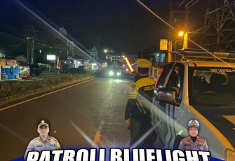 Patroli Blue Light, Imbau Masyarakat Patuhi Peraturan Lalu Lintas 