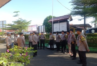 Kapolresta Bengkulu Sidak Polsek  Teluk Segara, Cek kesiapan Personel dan Mako