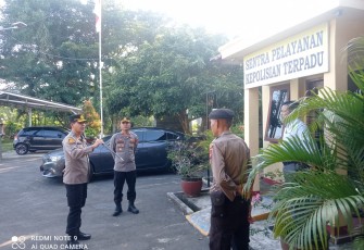 Cek Kesiapan Pelayanan Publik, Kapolresta Bengkulu Sidak Polsek Ratu Samban